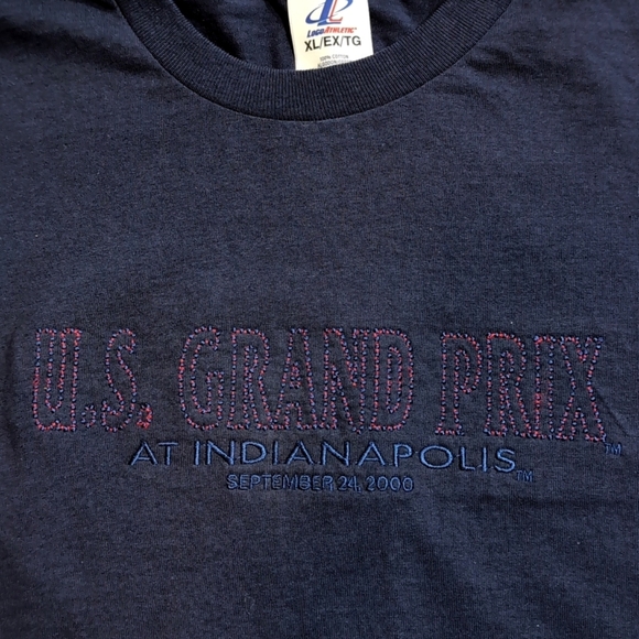 Vintage U.S. Grand Prix Indianapolis Short Sleeve Tee T-Shirt September 24 2000 - Picture 1 of 8